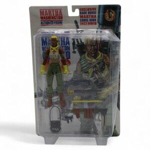 Dark Horse Comics Martha Washington Action Figure Dreadlocks w Exclusive Comic N
